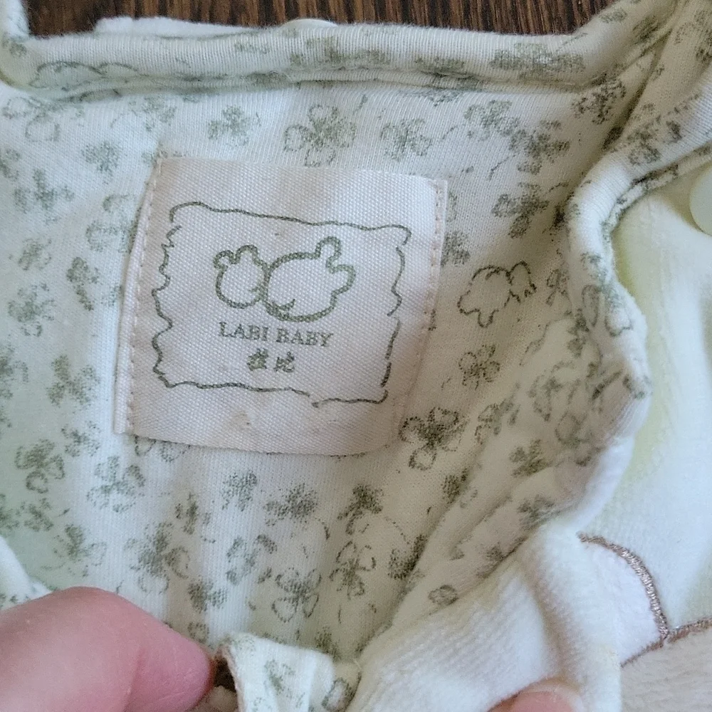 Baby Yellow Unisex Sleep Warm Sack Puffy Padded Sleeping Bag Blanket Embroidery